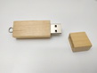 Memoria USB rectangular de madera